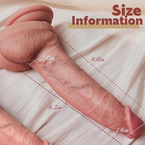 8 Inch Realistic – Lifelike Veins & Skin Texture