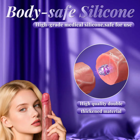 Thrusting Vibrator – Realistic Silicone Design