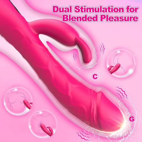 Thrusting Rabbit Vibrator – G Spot Clitoral Design