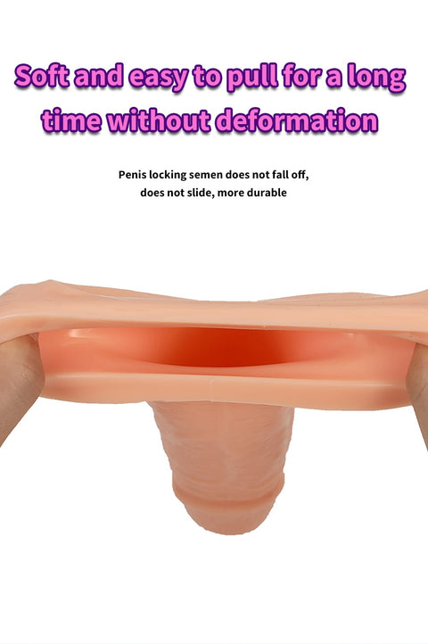 Threaded mace Condom Male Condom  Lock fine Ring Crystal Sleeve